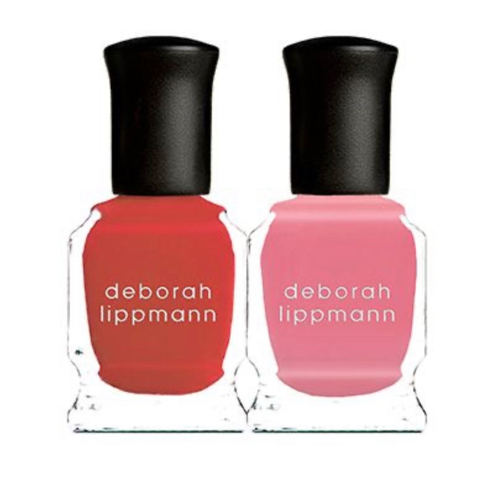 2 pack nail Polish red & pink Deborah Lippman